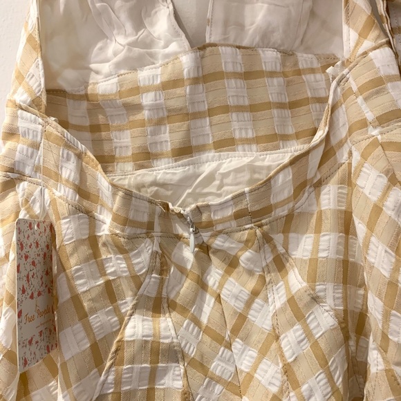 Free People Do The Twist Seersucker Halter Dress - Picture 8 of 9